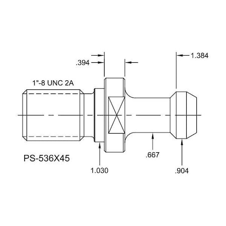 Tj Davies Co Coolant Through Retention Knob PS-536X45
